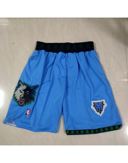 Minnesota Timberwolves Blue Shorts