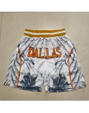 Dallas Mavericks White Shorts