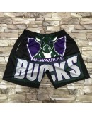 Milwaukee Bucks Black Shorts