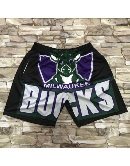 Milwaukee Bucks Black Shorts