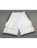 Milwaukee Bucks White Shorts