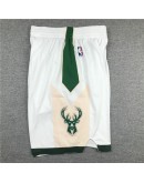 Milwaukee Bucks White Shorts