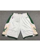 Milwaukee Bucks White Shorts