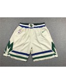 Milwaukee Bucks White Shorts