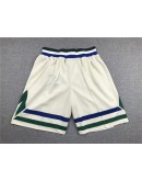 Milwaukee Bucks White Shorts