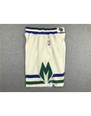 Milwaukee Bucks White Shorts