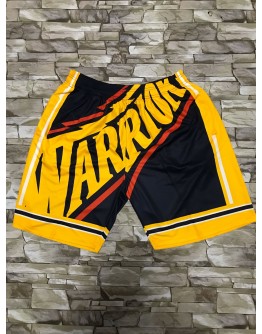 Golden State Warriors Black Shorts