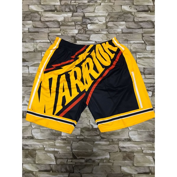 Golden State Warriors Black Shorts