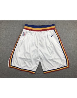 Golden State Warriors White Shorts