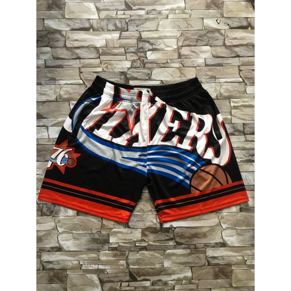 Philadelphia 76ers Black Shorts