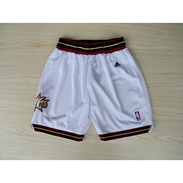 Philadelphia 76ers White Shorts