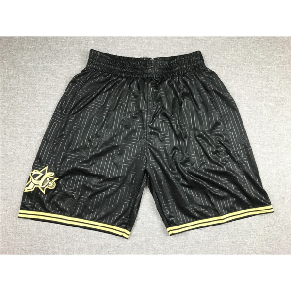 Philadelphia 76ers Black Shorts