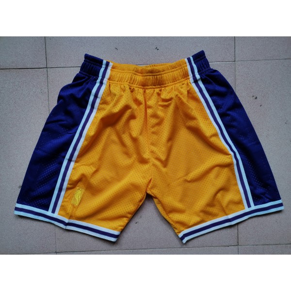 Los Angeles Lakers Yellow Shorts