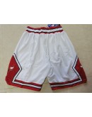 Chicago Bulls White Shorts