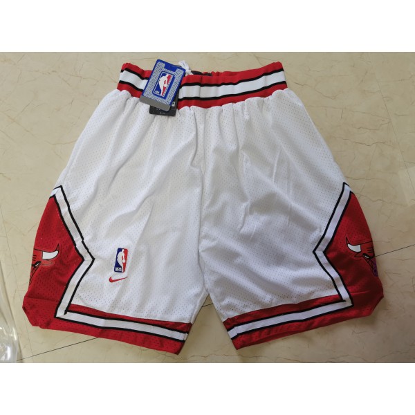 Chicago Bulls White Shorts