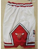 Chicago Bulls White Shorts