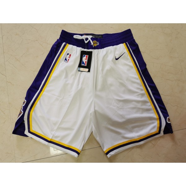 Los Angeles Lakers White Shorts