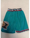 Memphis Grizzlies  Teal Shorts