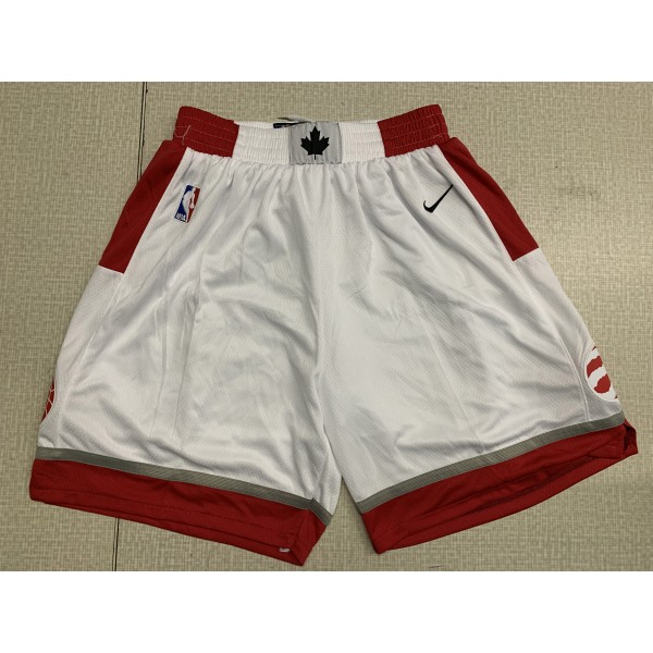 Toronto Raptors White Shorts