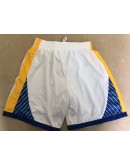 Golden State Warriors White  Shorts