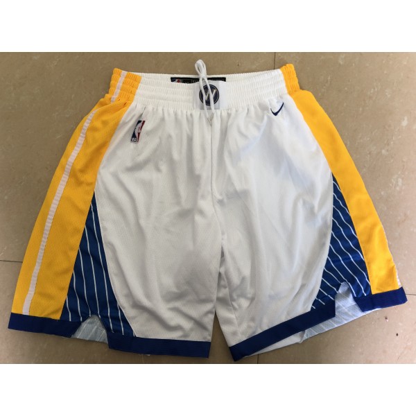 Golden State Warriors White  Shorts