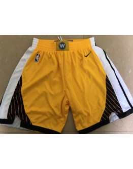 Golden State Warriors Yellow Shorts