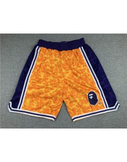 Los Angeles Lakers Yellow Shorts