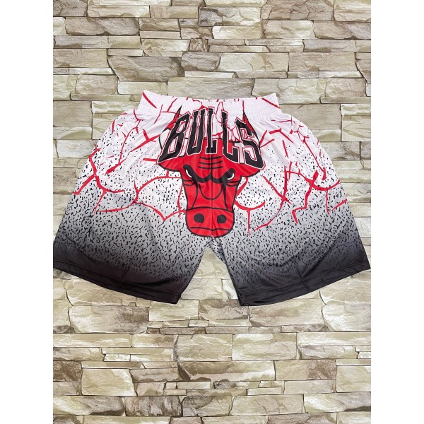 Chicago Bulls White Shorts