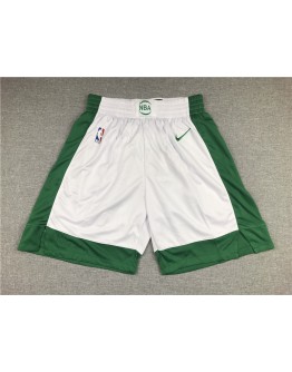 Boston Celtics White Shorts