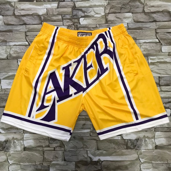 Los Angeles Lakers Yellow Shorts