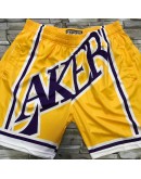 Los Angeles Lakers Yellow Shorts