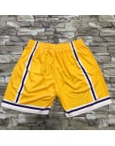 Los Angeles Lakers Yellow Shorts