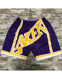 Los Angeles Lakers Purple Shorts