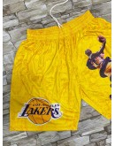 Los Angeles Lakers Yellow Shorts