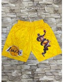 Los Angeles Lakers Yellow Shorts