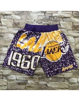 Los Angeles Lakers Purple Shorts