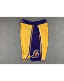 Los Angeles Lakers Yellow Shorts