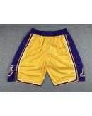 Los Angeles Lakers Yellow Shorts