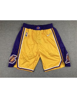 Los Angeles Lakers Yellow Shorts