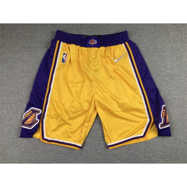 Los Angeles Lakers Yellow Shorts