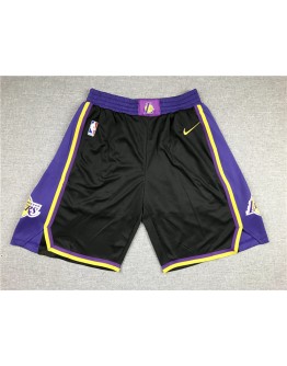 Los Angeles Lakers Black Shorts