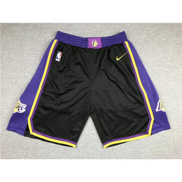 Los Angeles Lakers Black Shorts