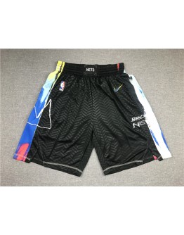 Brooklyn Nets Black Shorts