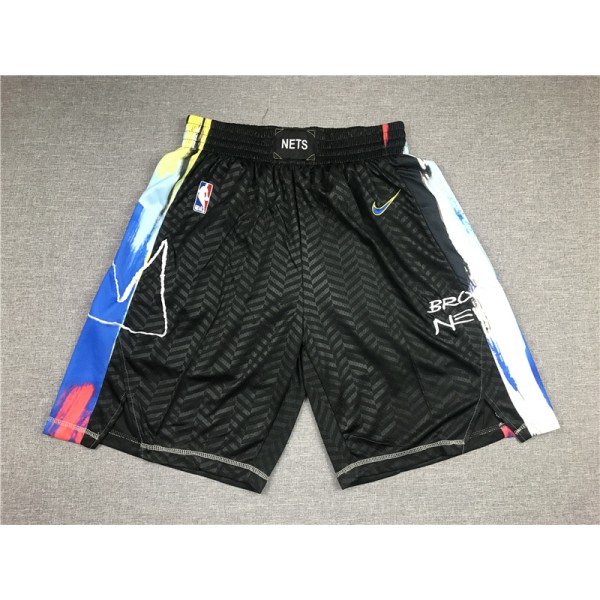 Brooklyn Nets Black Shorts