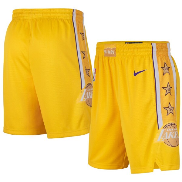 Los Angeles Lakers Yellow Shorts