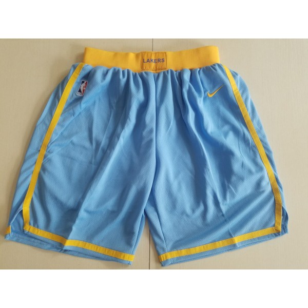 Los Angeles Lakers Light Blue Shorts