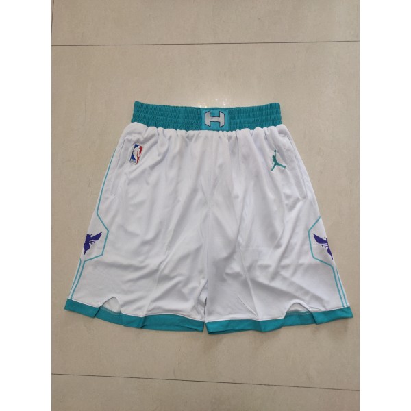 Charlotte Hornets White Shorts