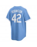 Jackie Robinson Brooklyn Dodgers Nike Alternate Cooperstown Collection Player Jersey - Light Blue