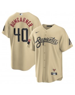 Madison Bumgarner Arizona Diamondbacks Nike City Connect Replica Player Jersey - Sand