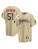 Randy Johnson Arizona Diamondbacks Nike City Connect Replica Player Jersey - Sand